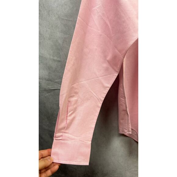 Ralph Lauren Pony-Motif Button-Down Shirt Pink Mens Size 16.5 NWT - Picture 5 of 12